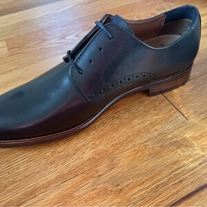 Johnston & Murphy Black Leather Oxfords